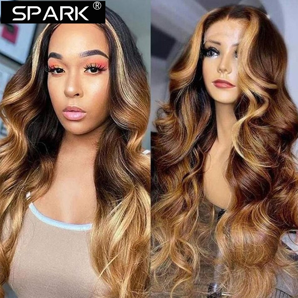 Body Wave HD Lace Front Wig θ 1B 30  13x4 ..